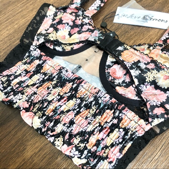 For Love And Lemons Gardenia Long Line Bra - Picture 7 of 7